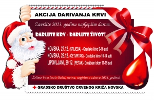 Najava akcije darivanja krvi