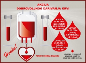 Akcija darivanja krvi - rujan 2024.