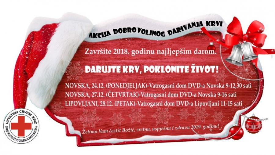 Božićna akcija dobrovoljnog darivanja krvi