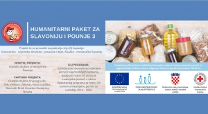 Provedba projekta „Humanitarni paket za Slavoniju i Pounje 3“